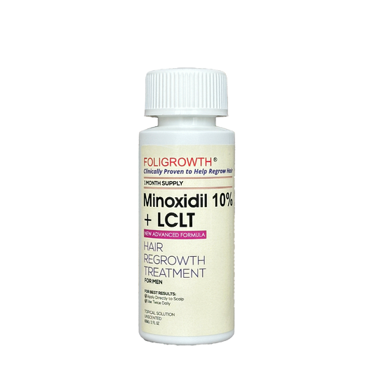 FOLIGROWTH Topical Hair/Beard growth treatment minoxidil 10%+LCLT